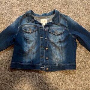 Jessica Simpson Dark Blue Denim Jacket